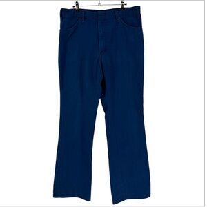 RARE VINTAGE 1970s DICKIES Carpenter Pant Dark Blue